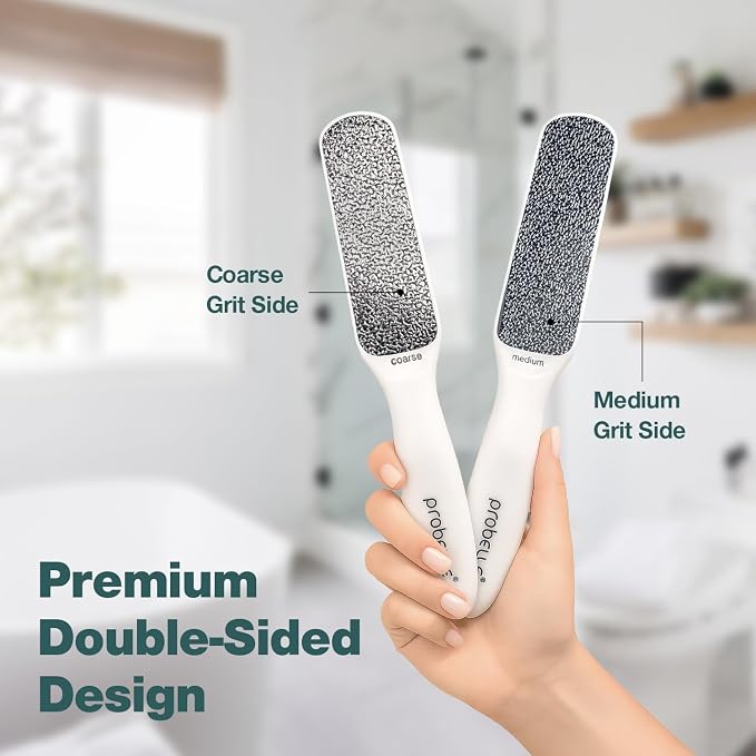 Probelle Double Sided Multidirectional Nickel Foot File Callus Remover - Image 2