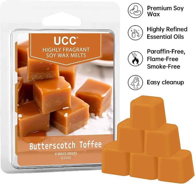 UCC Plant Based All Natural Fall Wax Melts, Highly Scented Fragrances, Long - Image 3