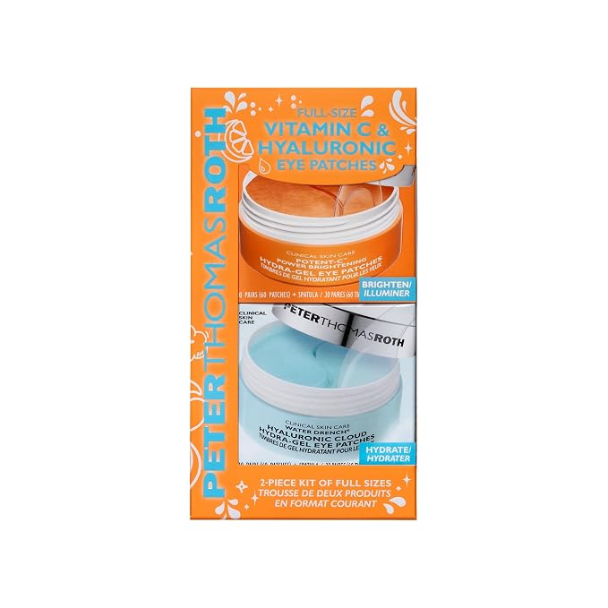 Peter Thomas Roth | Full-Size Vitamin C & Hyaluronic Eye Patches 2-Piece Kit - Image 2