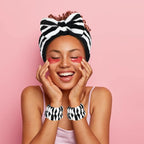 Hanaive 3 Pcs Spa Headband and Wristbands Set - Image 6
