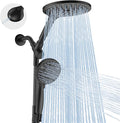 MakeFit Dual Handheld Shower Head Combo, 2-in-1 Rain Shower Heads System 8 Inch by MakeFit