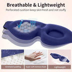 NEWVANGA Sleep Mask for Back and Side Sleeper, Block Out Light, Luxury Sleeping - Image 6