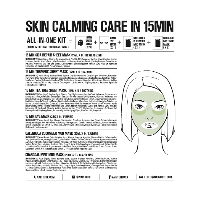 Naisture 15 Min Rescue Me Kit Skincare Gift Set - Image 9