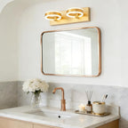 LED Bathroom Light Fixtures, 15inch Gold Vanity Lights, Modern 2 Light Acrylic - Image 7