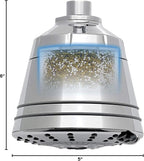 Sprite Showers Pure 7-Setting Filtered 1.75GPM Showerhead in Brushed Nickel - Image 6