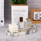 Natural Marble Tray Oval, Bathroom Vanity Tray - Image 6