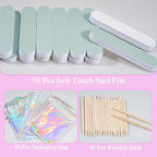Disposable Manicure Kit Professional, 50 Set Press On Nail Tool Kit - Image 3