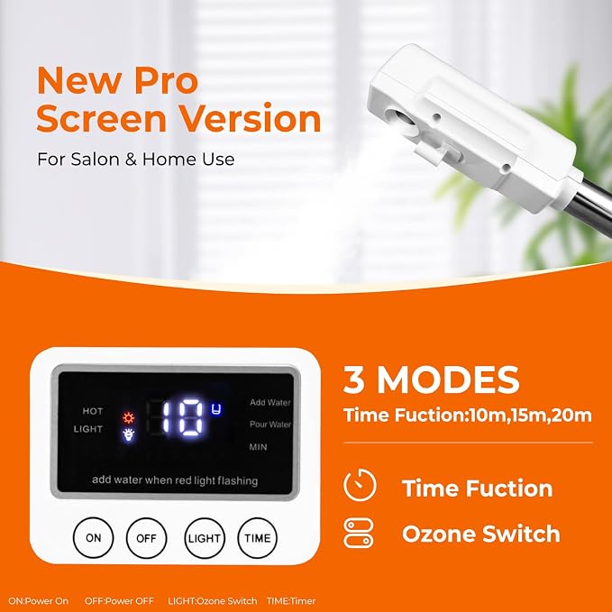 Professional Facial Steamer for Estheticians, Hot Mist & Timer Function - Image 4
