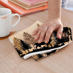 3PCS Wild Animal Deer Moose Bear Forest Camping Kitchen Towel - Image 5