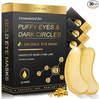 AVJONE 24K Gold Under Eye Patches, Collagen Eye Masks by AVJONE