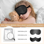 Kids Sleep Mask, 100% Real Mulberry Silk Eye Mask, Sleeping Mask - Image 2