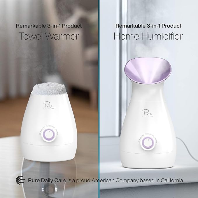 NanoSteamer Large 3-in-1 Nano Ionic Facial Steamer - Image 6