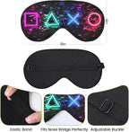 2 Pcs Boys Sleep Eye Mask, Guys Blackout Sleeping Silk Mask - Image 2