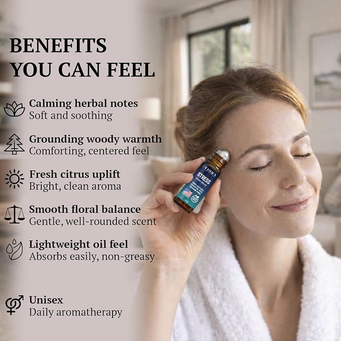 Stress Relief Essential Oil Roll On – Calming Essential Oils Blend - Image 6