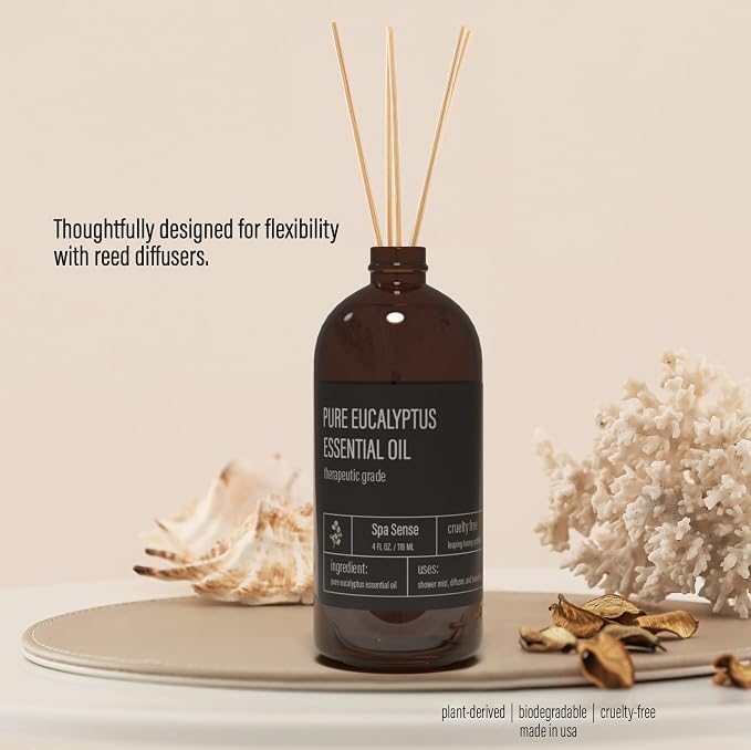 Spa Sense Pure Eucalyptus Oil Shower Mist and Steam Room Spray - Image 6