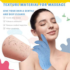 4 Pack Exfoliating Washcloth Back Scrubber Set, 2 Exfoliating Body Scrubber - Image 4