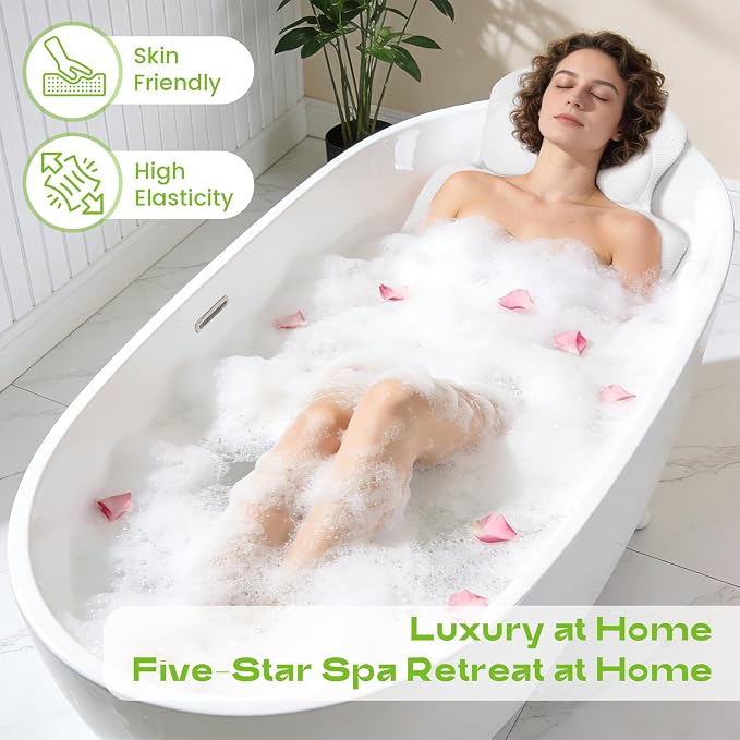 Luxury Full Body Bath Pillow for Tub - Image 3