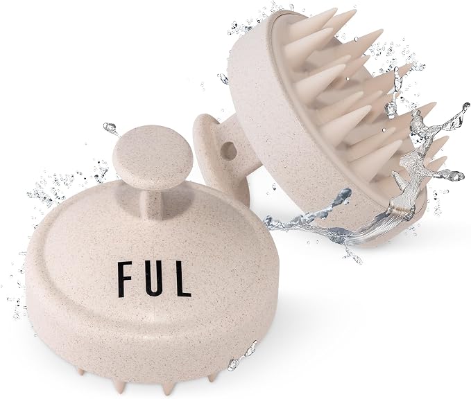 FUL Scalp Massager with Super Soft Silicone Brush by Unknown