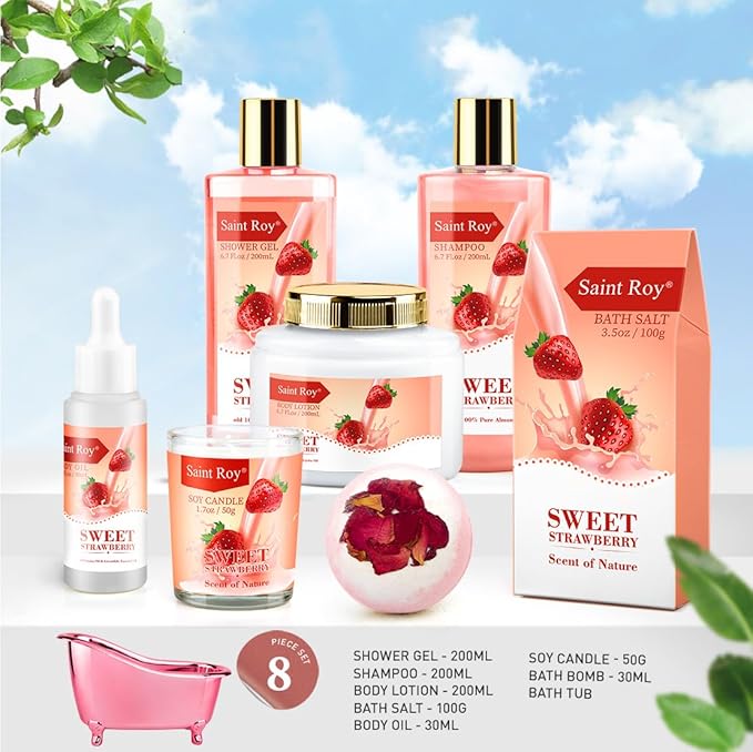 Mothers Day Gifts, Spa Kit for Women, Bath & Body Gift Set, Home Spa Bath Gift - Image 2