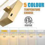 Gold Bathroom Vanity Light 31.5 inch, 26W Dimmable 5CCT LED Modern Bathroom - Image 4