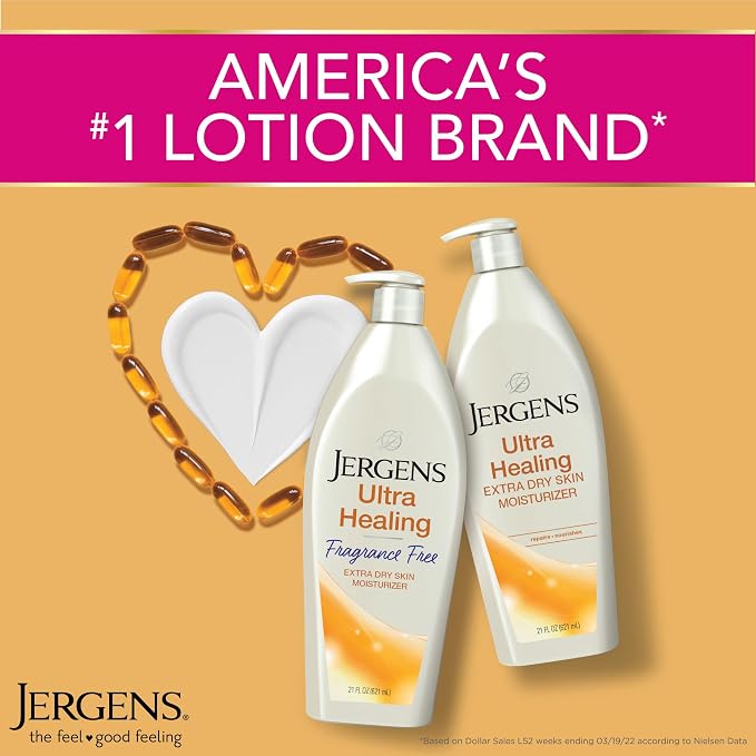Jergens Ultra Healing Dry Skin Lotion, Hand and Body Moisturizer - Image 5