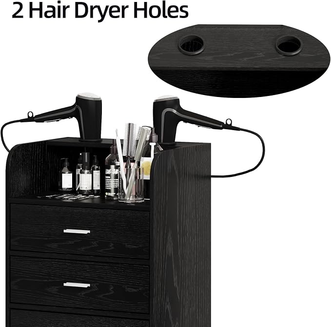 4ever2buy Salon Station for Hair Stylist, Salon Trolley Cart - Image 3