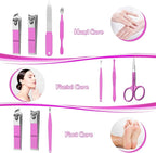 Manicure Set 8 in 1 Nail Clipper Set, Fingernail & Toenail Clippers, Manicure - Image 2