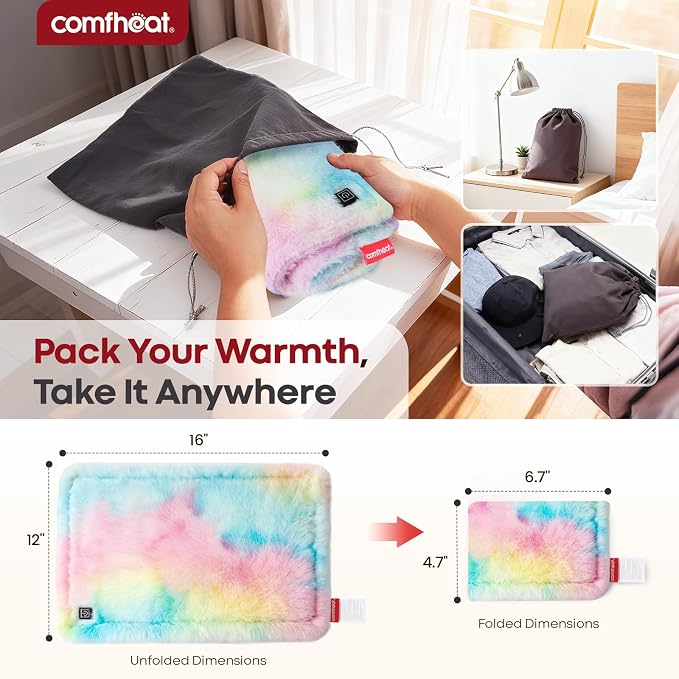 USB Heating Pad, 5V Heated Travel Pads, 3 Heat Settings & Auto Shut Off - Image 5