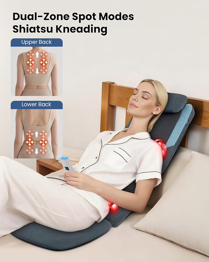 COMFIER Shiatsu Back Massager Chair Pad - Image 5