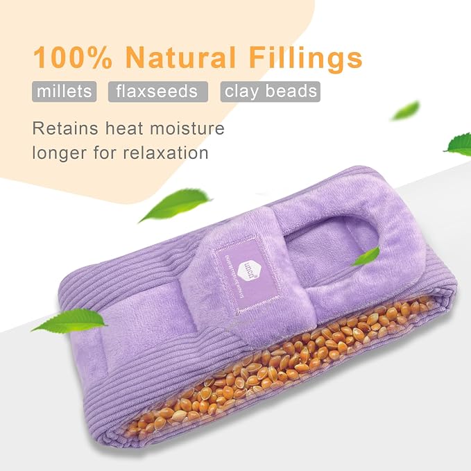 UNCN Long Heating Pad for Neck and Shoulders Back 33 x 5.9inches Microwavable - Image 5