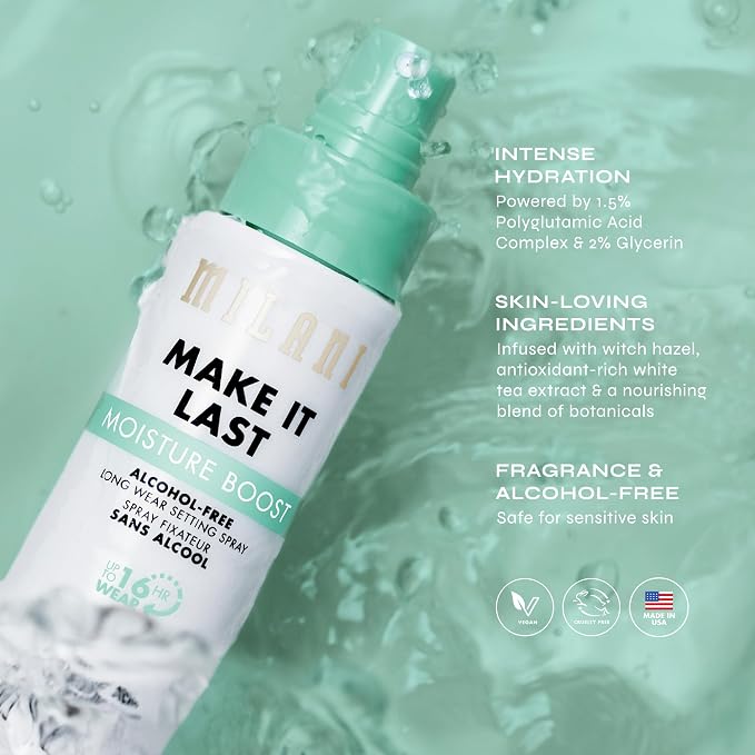 Milani Make It Last Moisture Boost Setting Spray - Image 5
