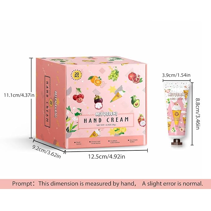 20 Pack Hand Cream Gift Set, Mothers Day Gifts, Moisturizing Hand Lotion - Image 7