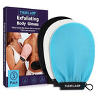 Exfoliating Glove, Korean Exfoliating Mitt Body Scrubber Exfoliator, 3 Pack by THURLADY