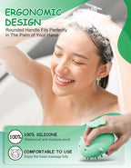 Scalp Massager Hair Growth Shampoo Brush, Silicone Scalp Scrubber Shower Scalp - Image 5