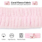 Kawaii Spa Headband and Wristband Set - Image 4