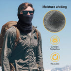 TICONN Neck Gaiter Face Cover Scarf, Neck Warmer Breathable Sun & Wind-proof - Image 3