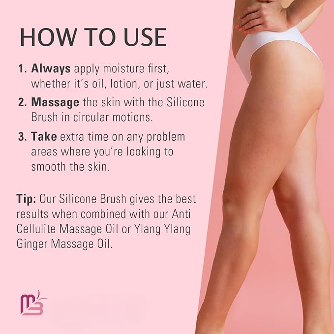 Cellulite Massager Brush, Anti-Cellulite Silicone Body Scrubber - Image 8