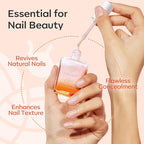 modelones Nail Strengthener, Glitter Clear Nail Natural Concealer Foundation - Image 5