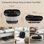 Collapsible Foot Spa Bath with Heat and Massage Roller, Temperature Control - Image 5
