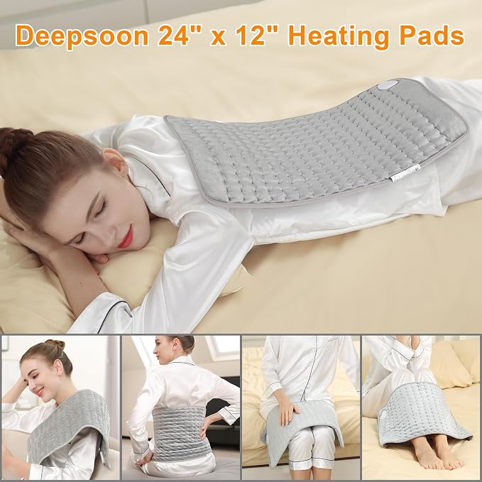 Deepsoon Heating Pad, Electric Heating Pads - Image 2