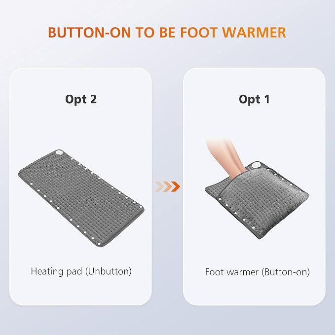 Snailax Heating Pad & Foot Warmer - Image 7