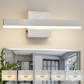 Nickel Bathroom Vanity Light 15.75 inch, 14W Dimmable 5CCT LED Bathroom Light by Eicrkodn