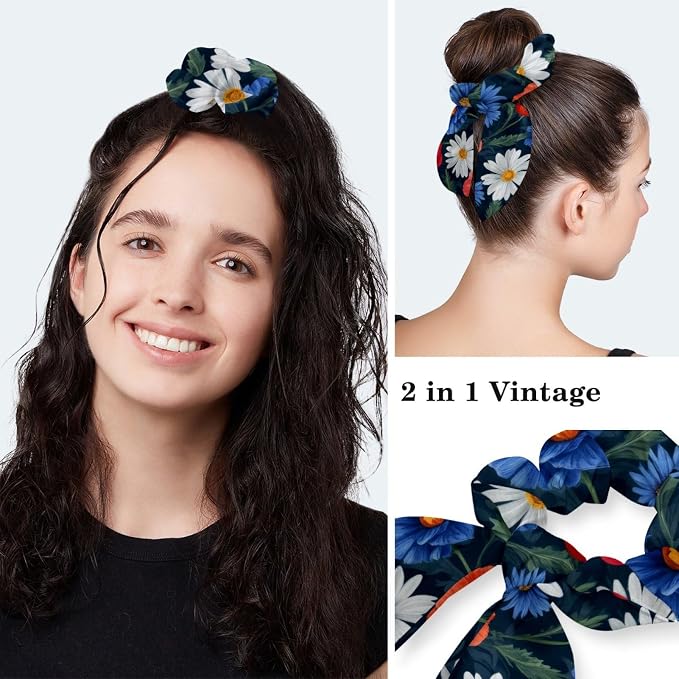 Scrub Cap with Hair Scrunchy, Ponytail Holder Surgical Cap - Image 5