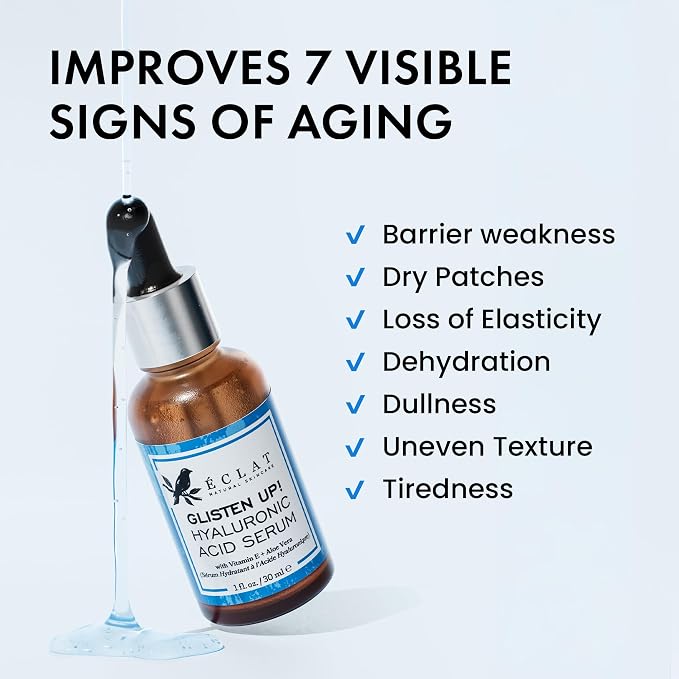 Eclat Skincare Hydrating Hyaluronic Acid Serum - Image 3