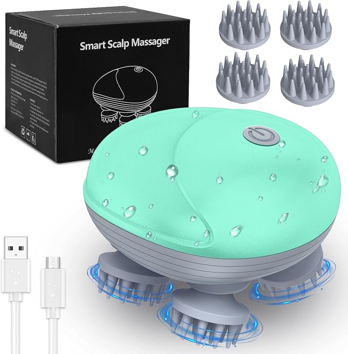 AMIR Electric Scalp Massager, Portable Head Massager by AMIR
