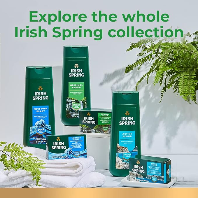 Irish Spring Moisture Blast Body Wash, 30 Oz Pump - Image 13