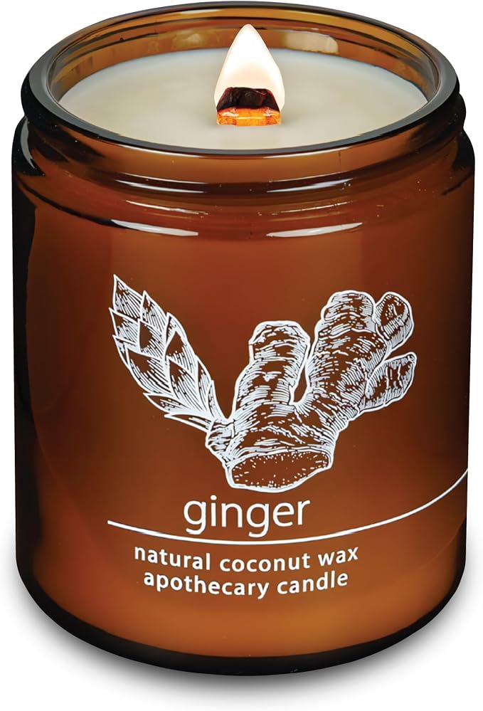 Hemlock Park Crackling Wood Wick Candle Handcrafted by HemlockPark