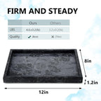 Real Natural Marble Tray for Bathroom, Kitchen and Desktop, Rectangle Genuine - Image 2