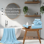 Hailea Extra Large Bath Towels Set 35x70 Inches - Image 4