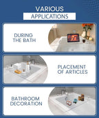 Acrylic Bathtub Tray Bathtub Tray Caddy Bath Tray Table - Image 6